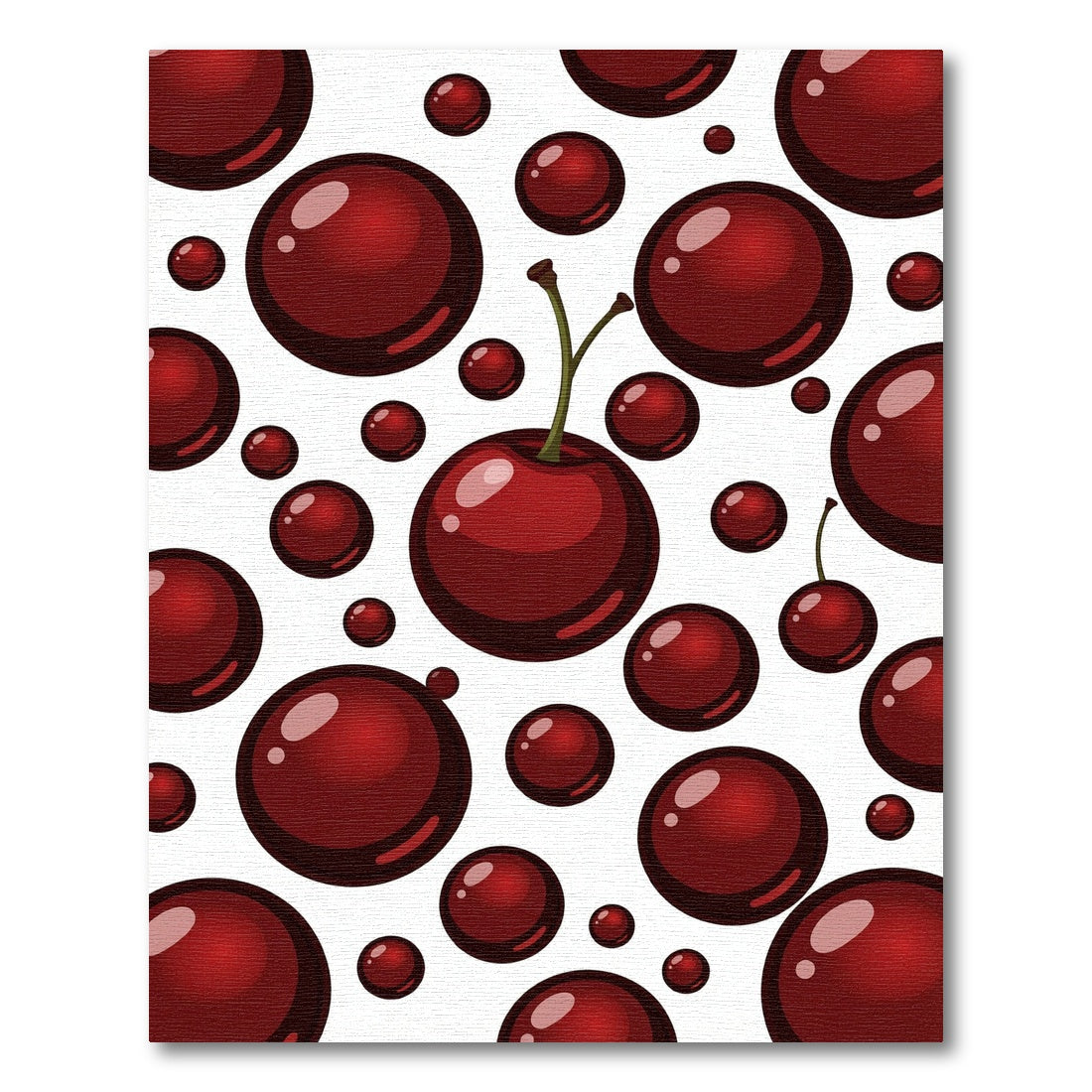 Red Cherry Polka Dot Rug