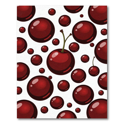 Red Cherry Polka Dot Rug