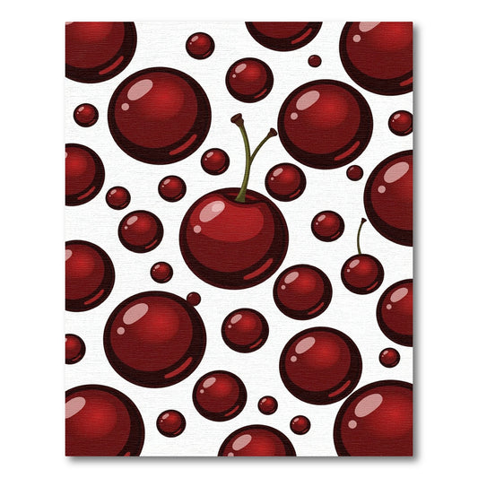 Red Cherry Polka Dot Rug