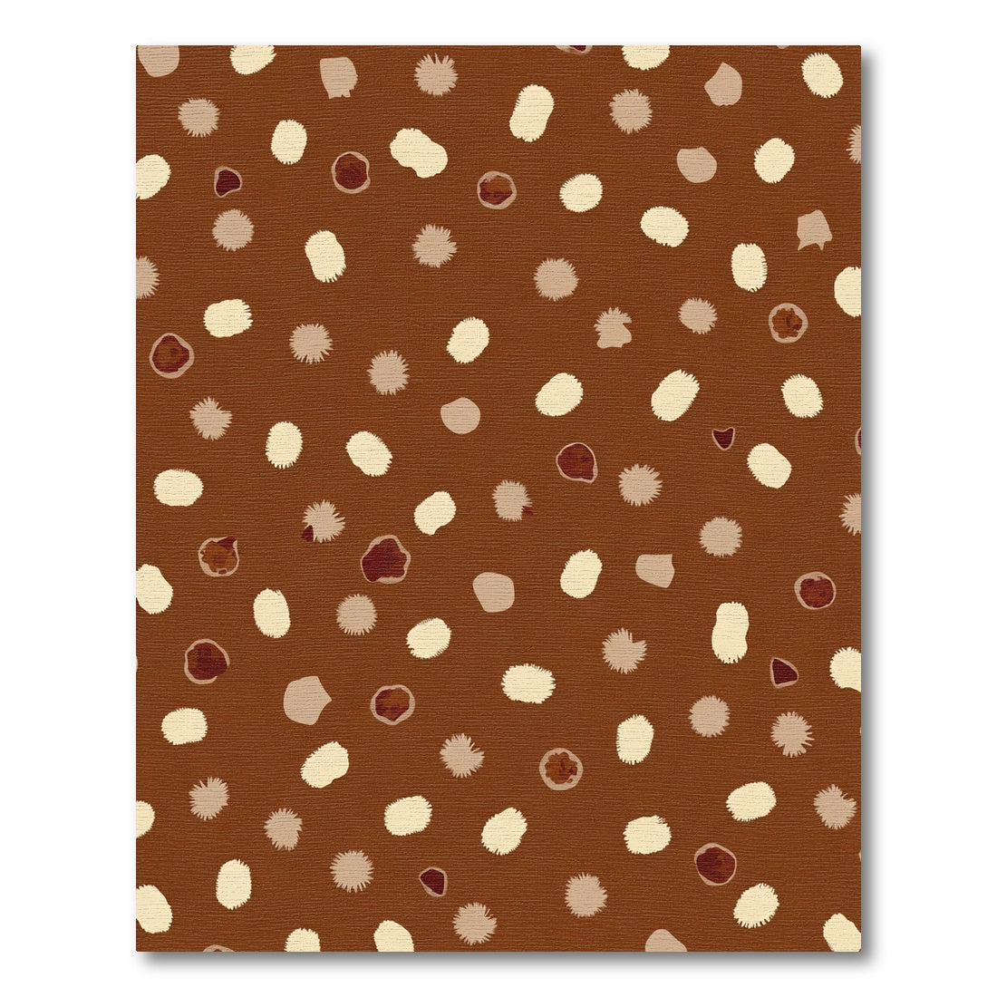 Cocoa Speckled Pebble Scatter Rug