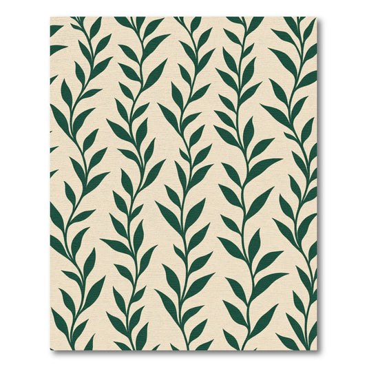 Ivory Deep Forest Botanical Vine Rug