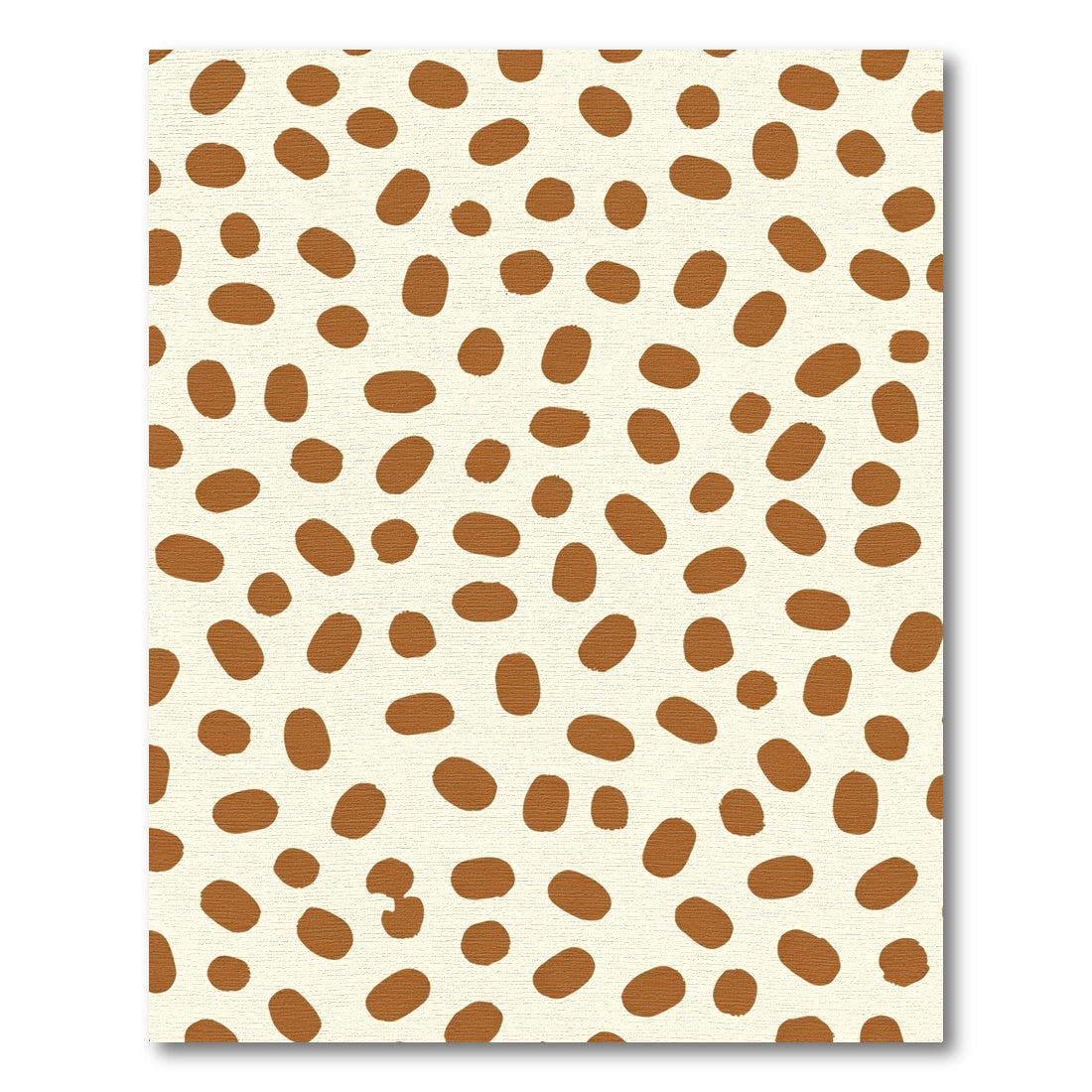 Brown Dot Organic Composition Rug