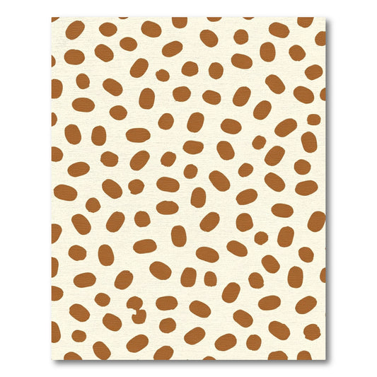 Brown Dot Organic Composition Rug
