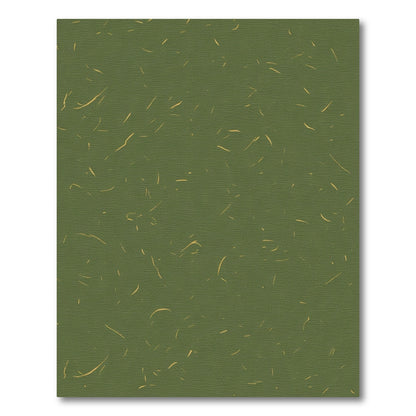 Earthy Green Sparse Brushstroke Rug