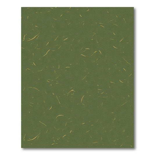 Earthy Green Sparse Brushstroke Rug