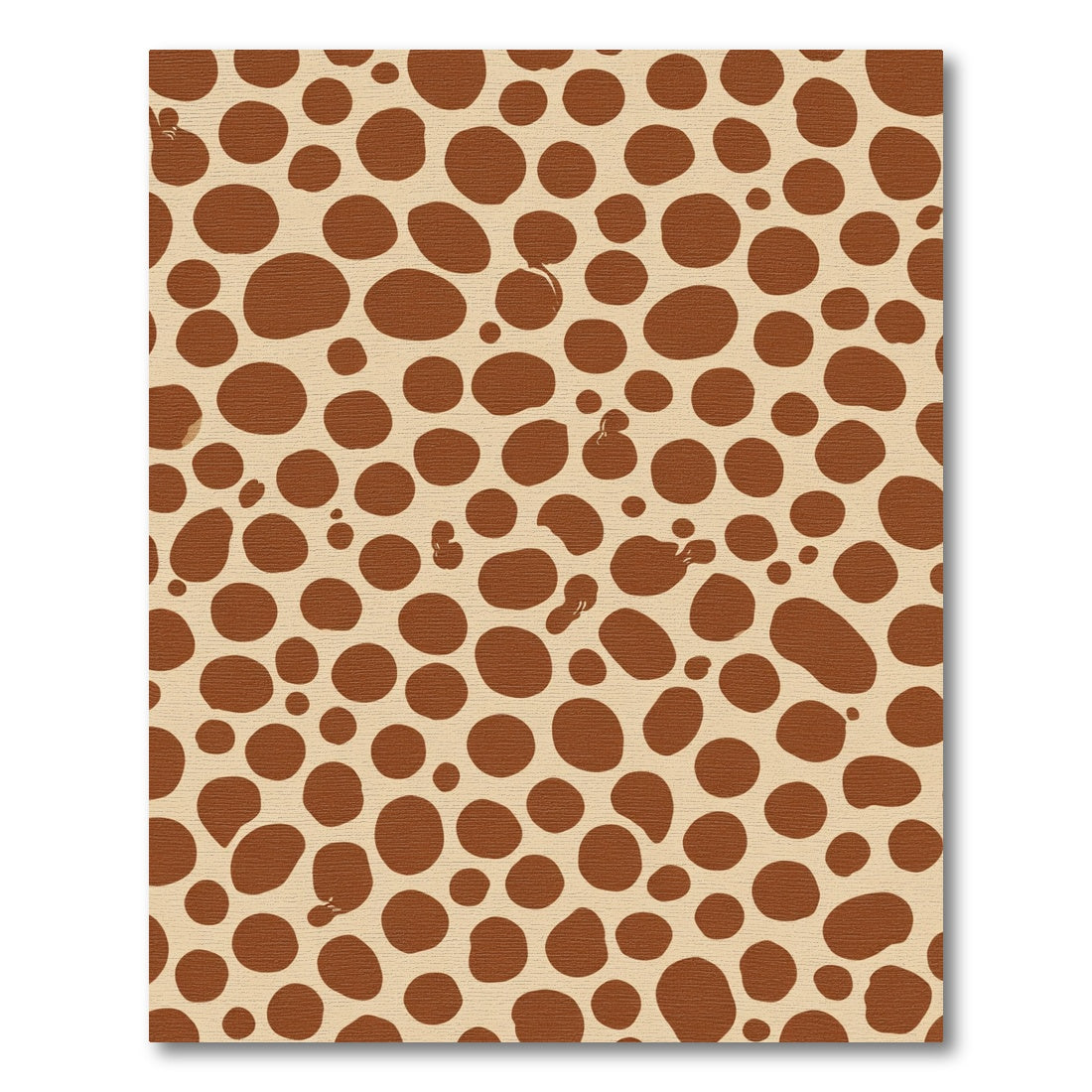 Brown Polka Dot Spots Rug