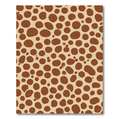 Brown Polka Dot Spots Rug