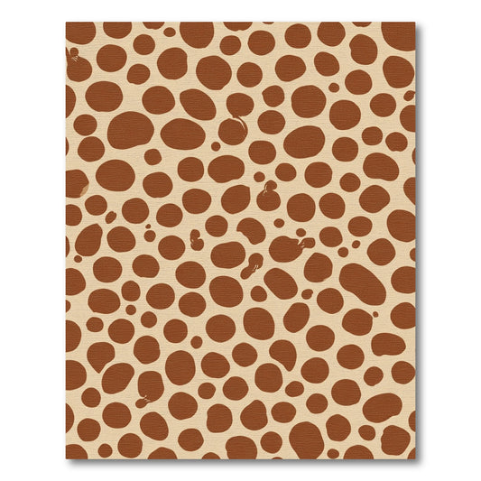 Brown Polka Dot Spots Rug