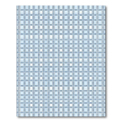Light Blue Watercolor Plaid Rug