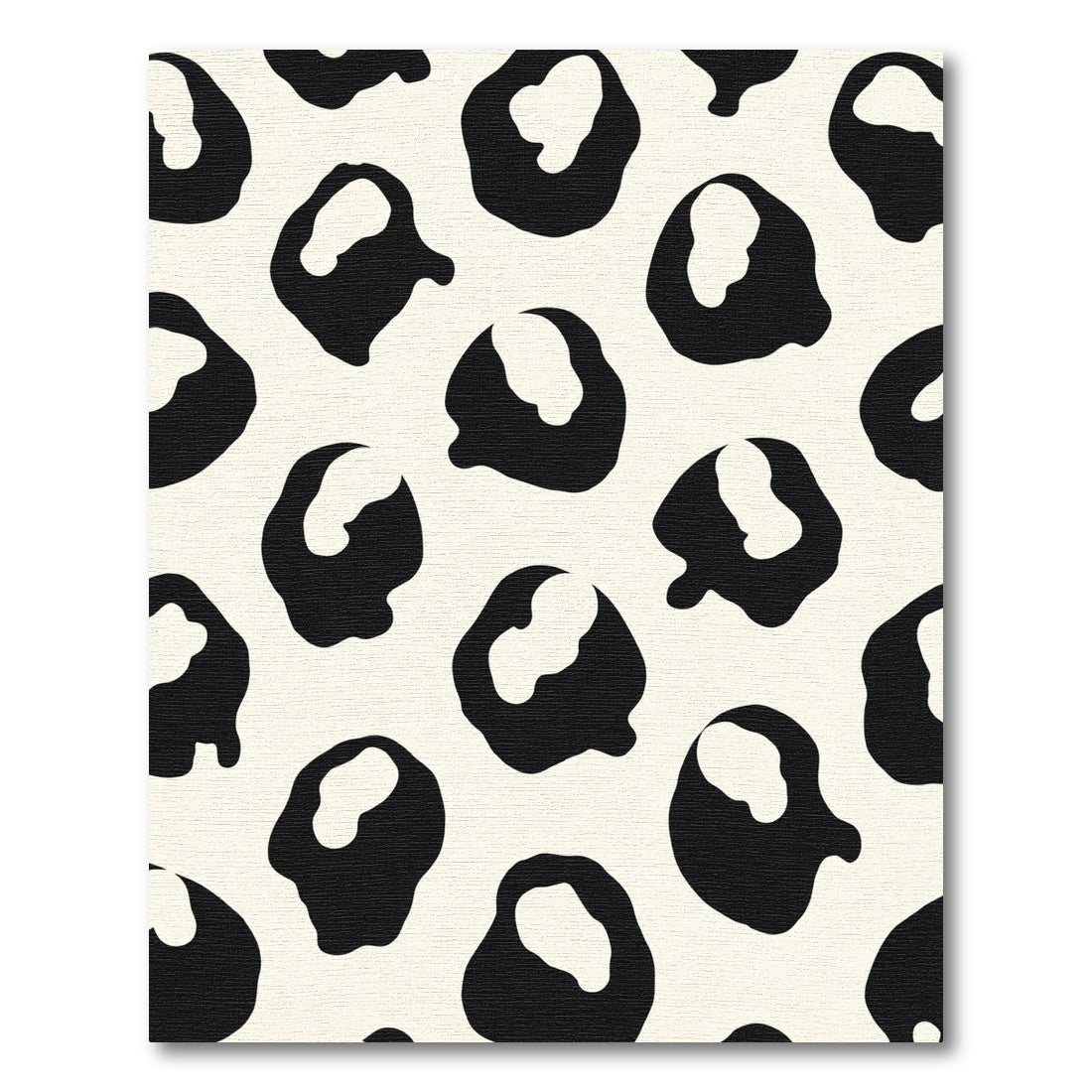 Black Cream Organic Blotches Rug
