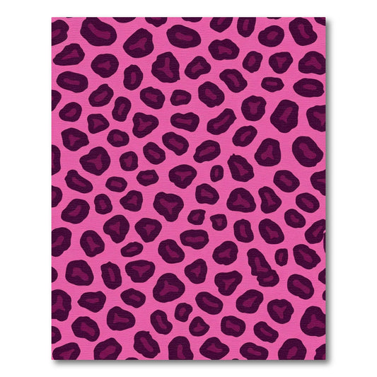 Pink Leopard Spots Rug