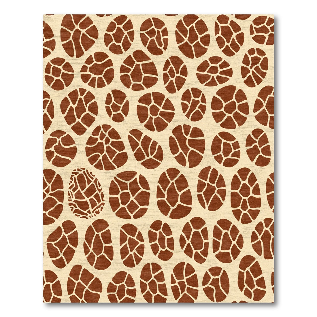 Safari Giraffe Spot Pattern Rug