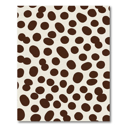 Brown Speckled Cream Texture Rug