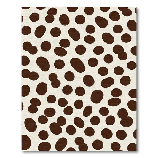 Brown Speckled Cream Texture Rug