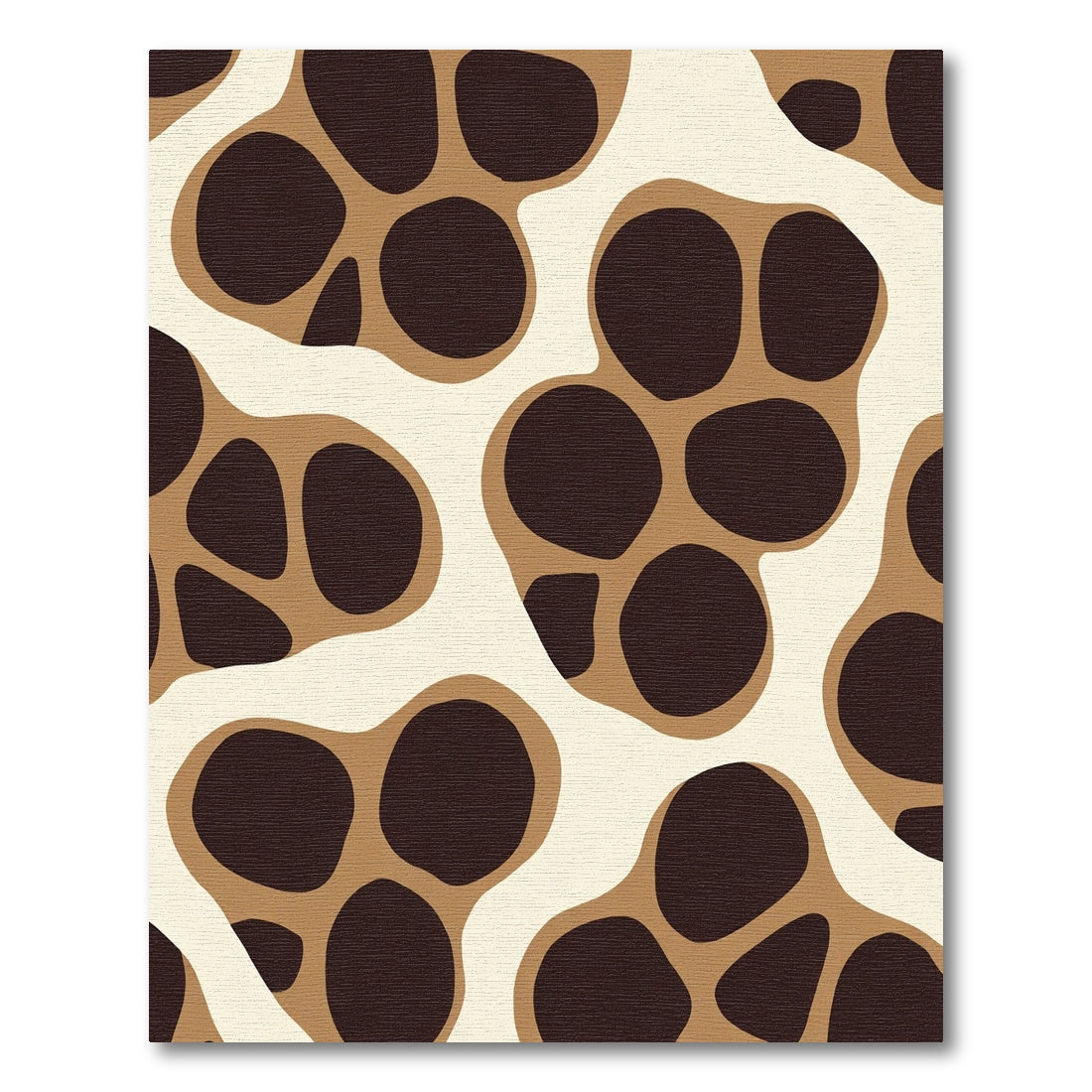 Giraffe Spots Abstract Contemporary Rug