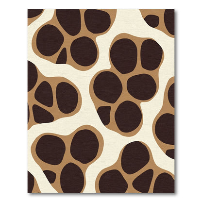 Giraffe Spots Abstract Contemporary Rug