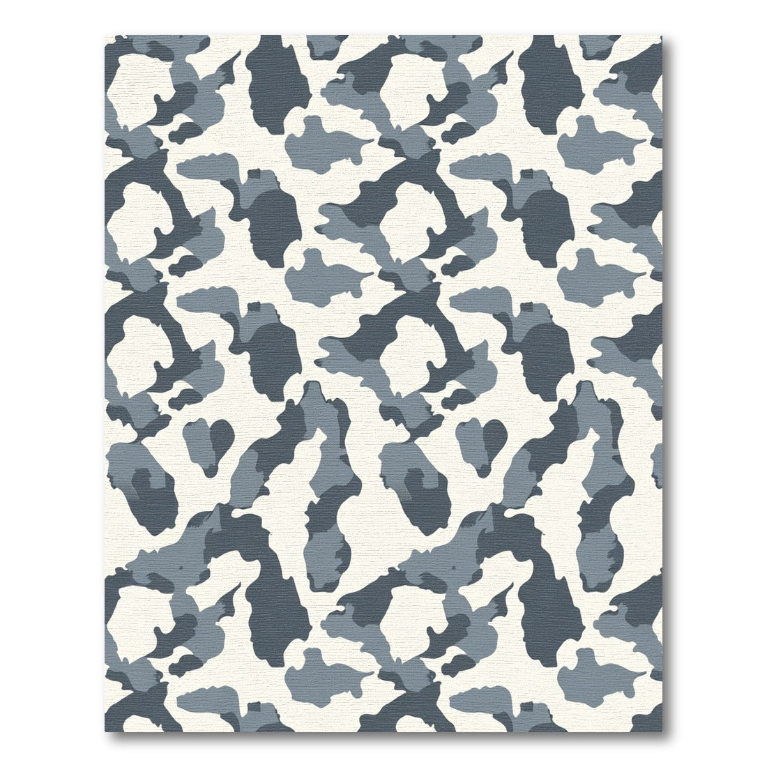 Urban Camouflage Abstract Blocks Rug