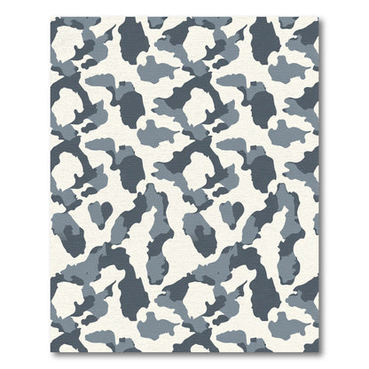 Urban Camouflage Abstract Blocks Rug