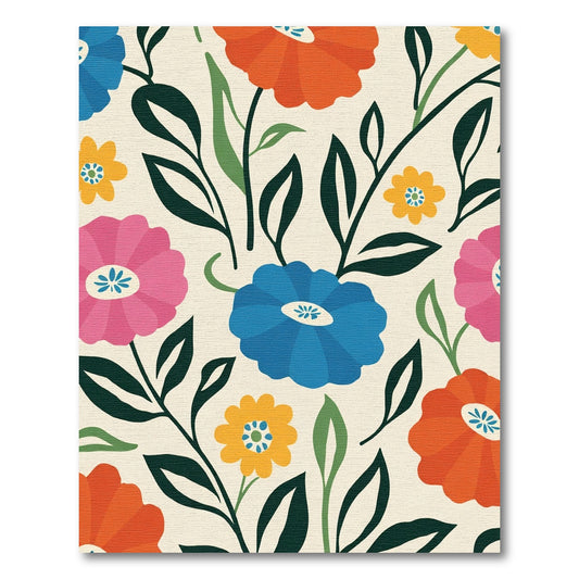 Joyful Garden Floral Medley Rug