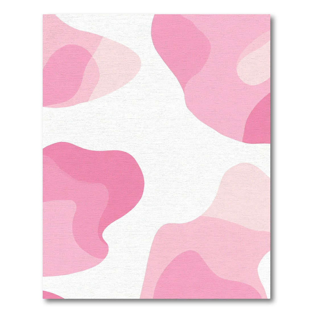 Pink Abstract Blob Gradient Rug