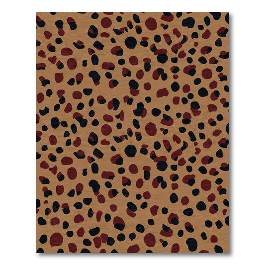 Neutral Spotted Animal Print Rug