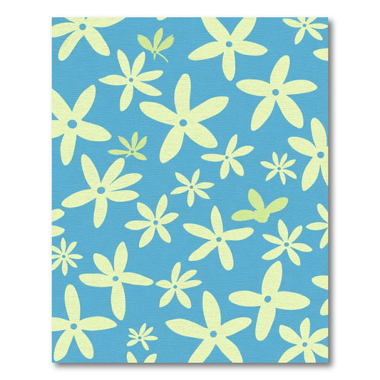 Light Yellow Bloomy Garden Rug