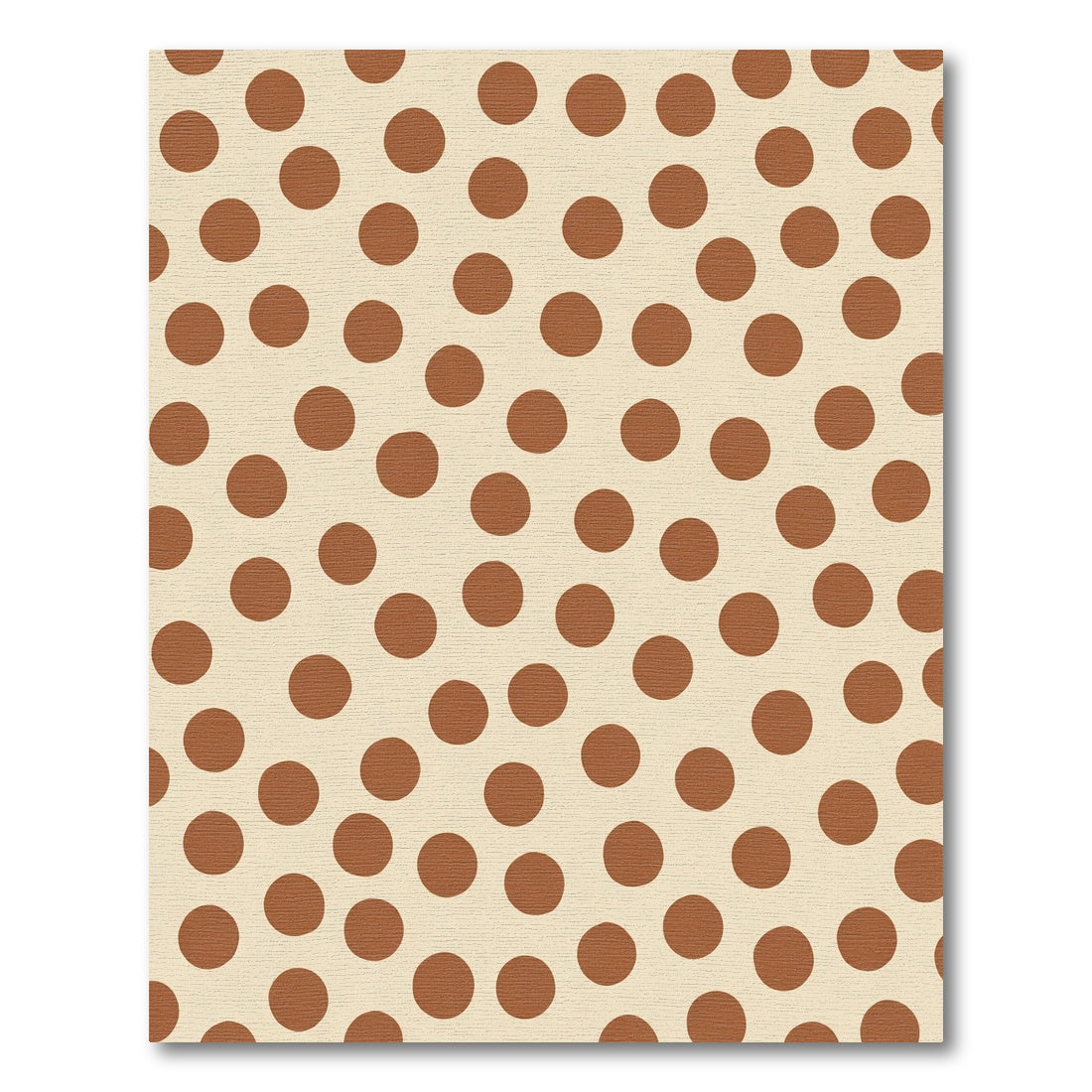 Terra Cotta Polka Dot Scatter Rug