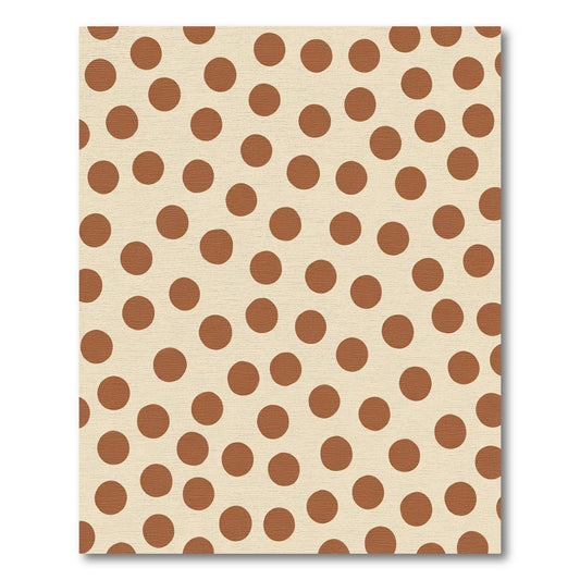 Terra Cotta Polka Dot Scatter Rug
