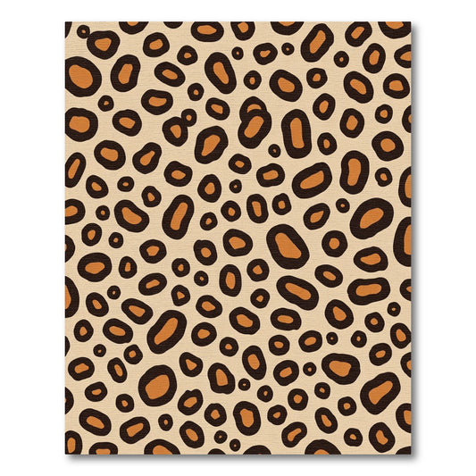 Brown And Tan Spots Rug