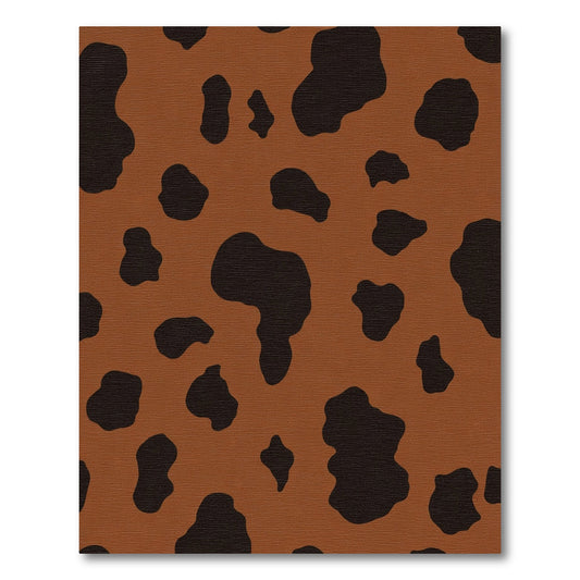 Brown Black Dalmatian Spots Rug