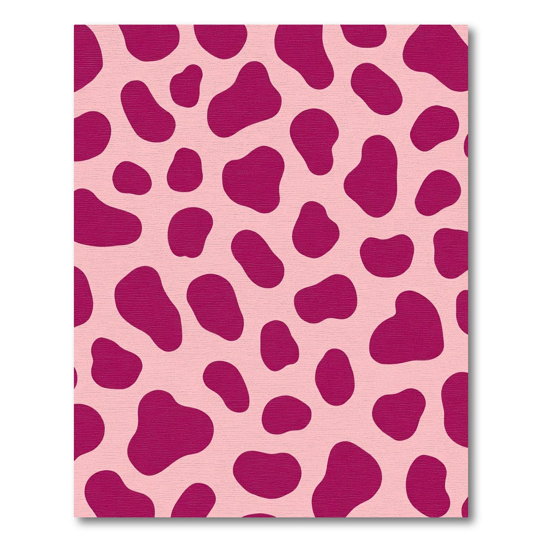 Pink Magenta Abstract Spots Rug
