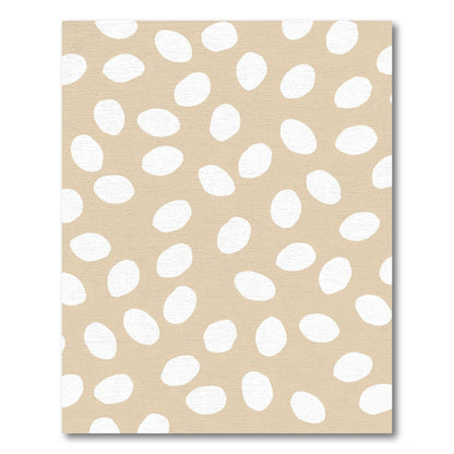 Sandy Beige White Speckled Organic Rug