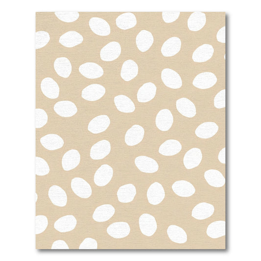 Sandy Beige White Speckled Organic Rug