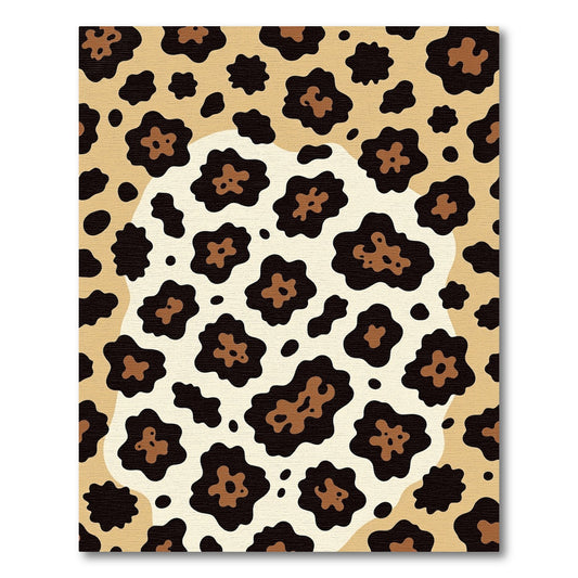 Bold Leopard Print Spots Rug