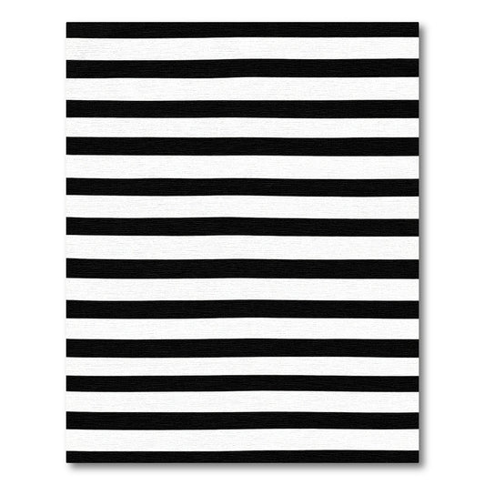 Sharp Monochrome Parallel Bands Rug