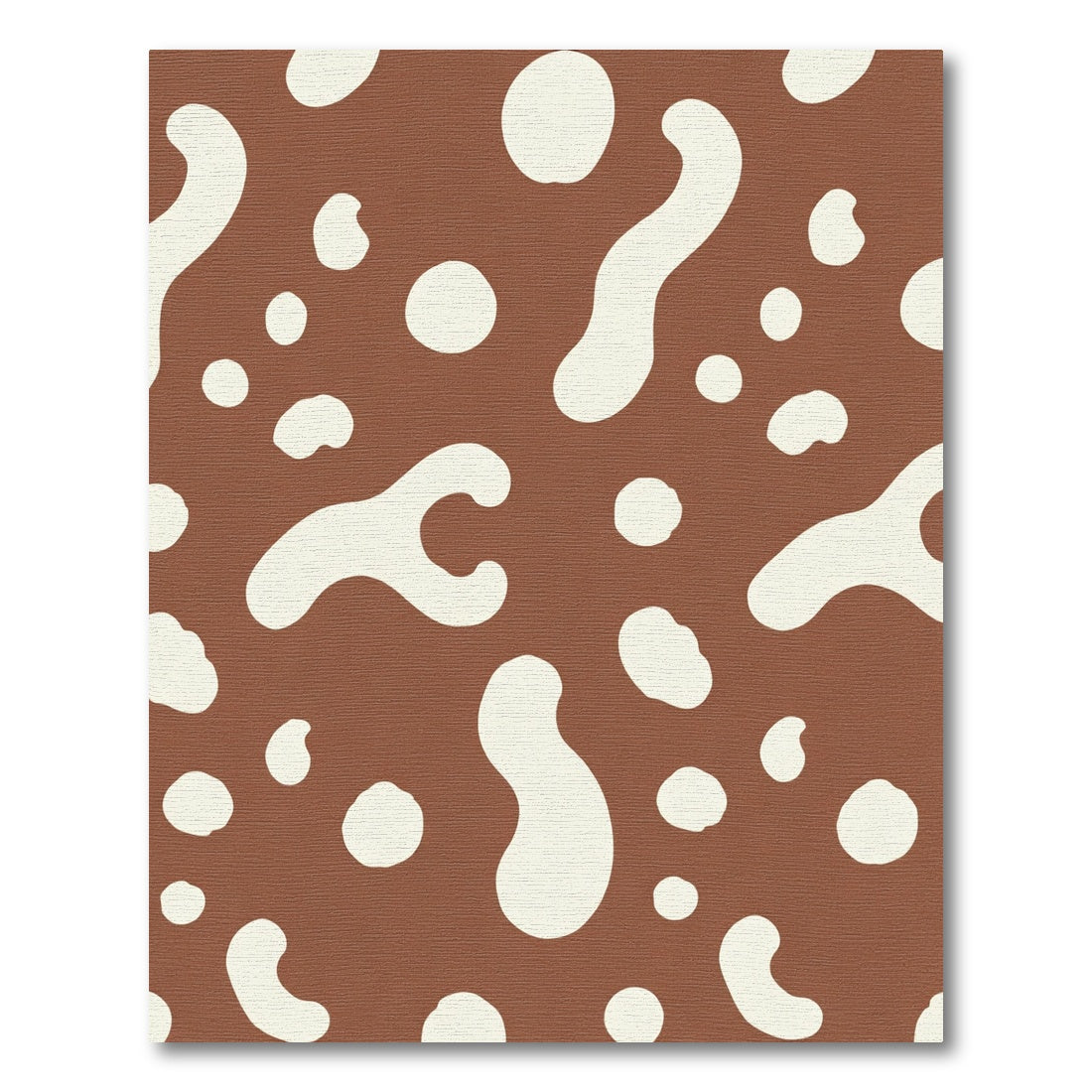 Earth Tone Organic Blobs Rug