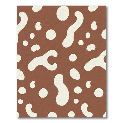 Earth Tone Organic Blobs Rug