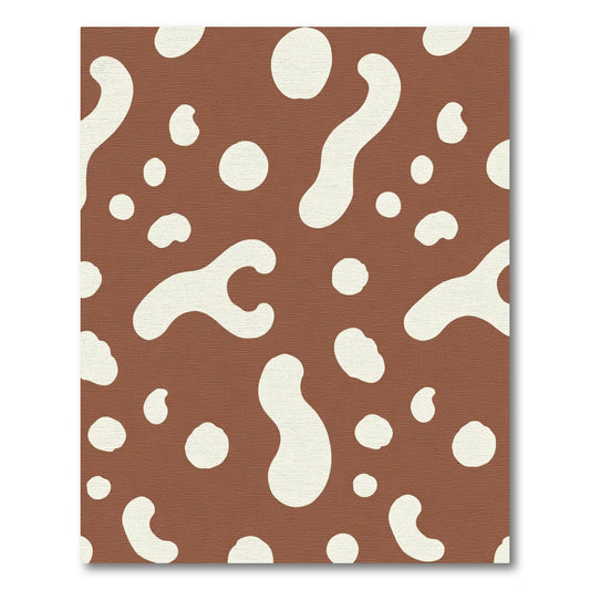 Earth Tone Organic Blobs Rug