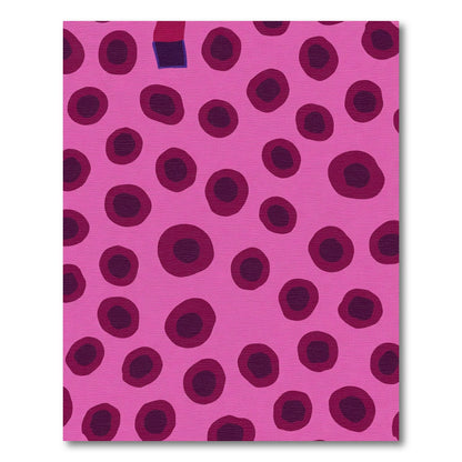 Pink Purple Polka Dot Rug