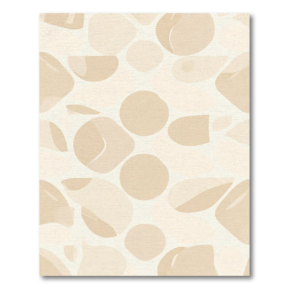 Neutral Organic Stone Soft Pebble Pile Rug