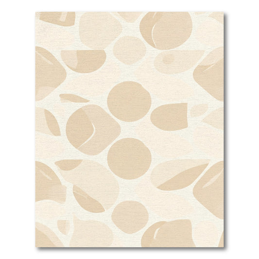 Neutral Organic Stone Soft Pebble Pile Rug