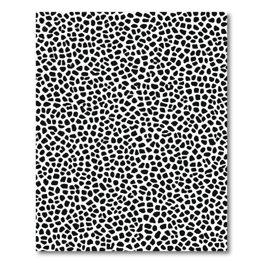 Black White Animal Spot Rug