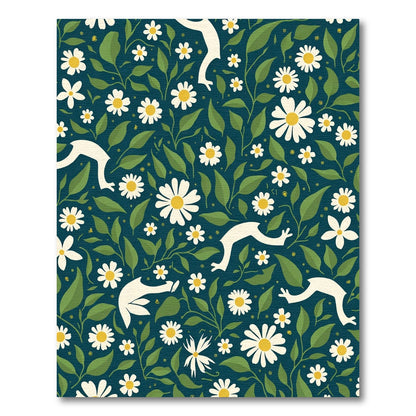 White Daisy Whimsical Fable Rug