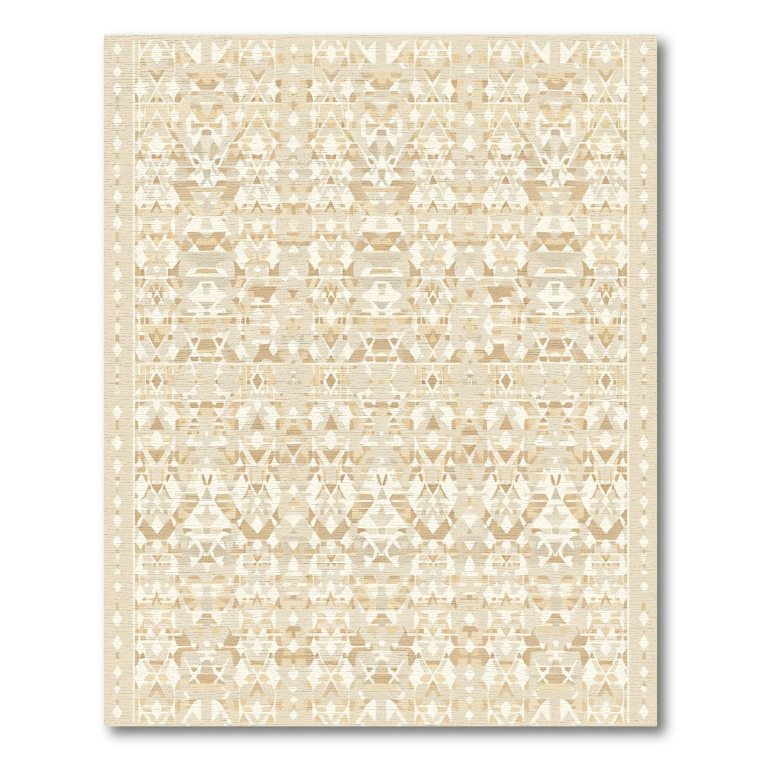 Geometric Desert Tone Native Rug