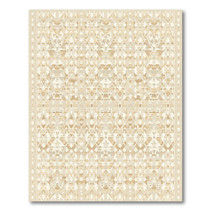 Geometric Desert Tone Native Rug