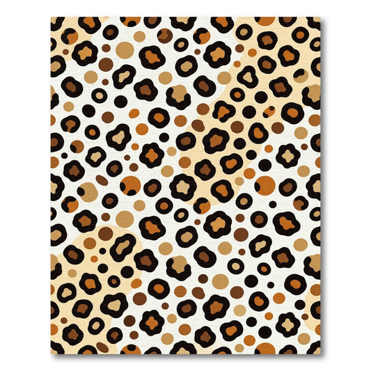 Chic Modern Leopard Spot Animal Rug
