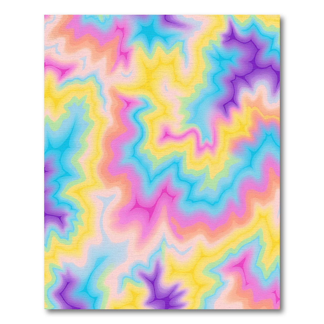 Vibrant Gradient Topographic Abstract Rug