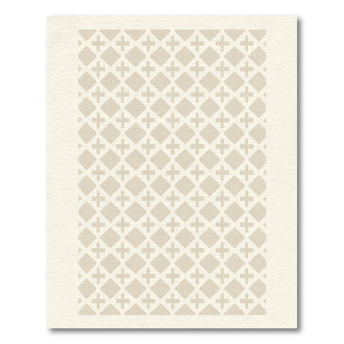 Neutral Diamond Plus Lattice Rug