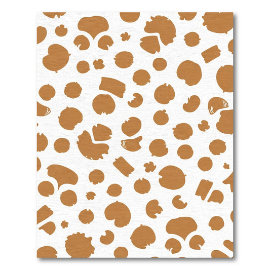 Brown Organic Spatter Spot Rug