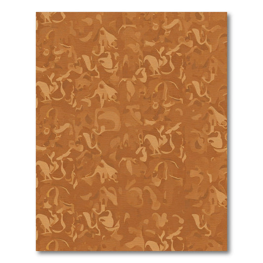 Amber Swirl Abstract Watercolor Rug